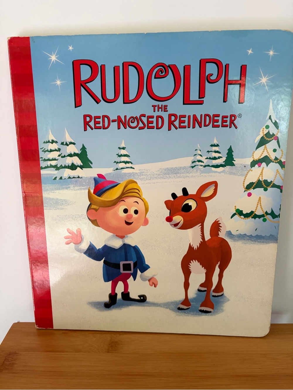 Rudolph The Red-Nosed Reindeer Hardcover Children's Book. Display & Read.